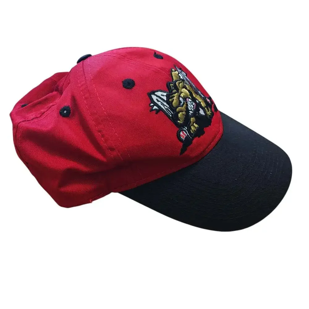 Batavia Muckdogs MiLB Youth Hat OC Sports Red Black Adjustable Baseball Cap